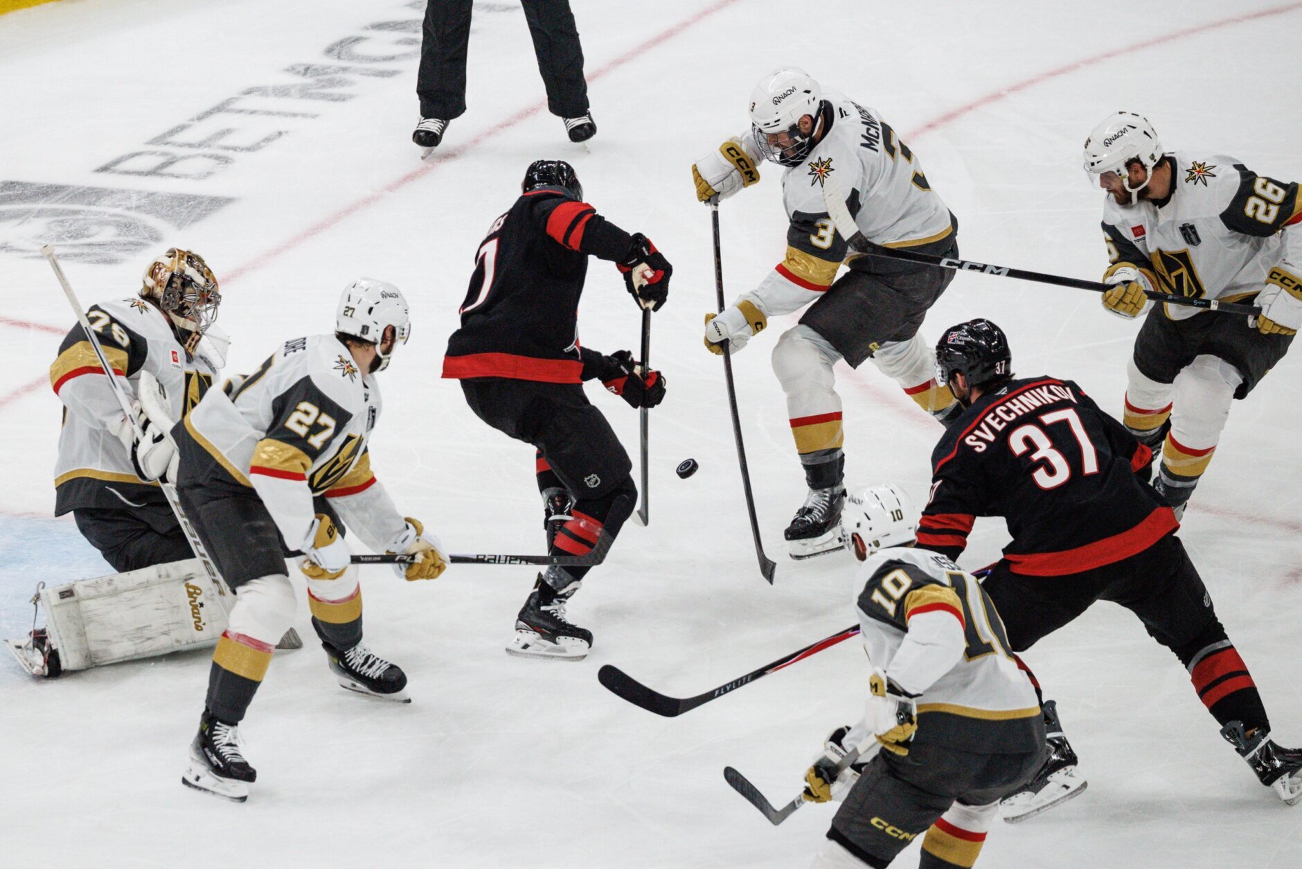 Stanley Cup Golden Knights Hurricanes Hockey