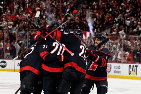 Hurricanes use stifling defense to blank Golden Knights 3-0 in Game 6 and win the Stanley Cup