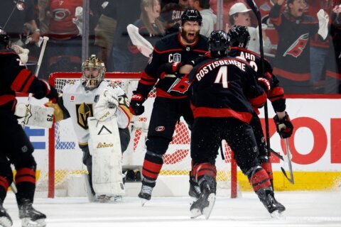 Jarvis’ OT goal gives the Hurricanes a stunning comeback in the Stanley Cup Final
