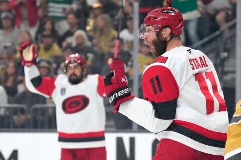 A wild Stanley Cup Final swings again as Hurricanes win 5-3 to make series 2-2 with Golden Knights