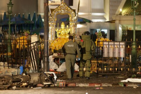 Thai court sentences 2 Uyghur men to death over 2015 Bangkok bombing that killed 20
