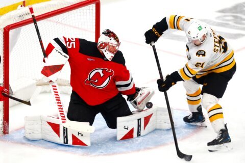 Florida Panthers acquire goaltender Jacob Markstrom in a trade with the Devils