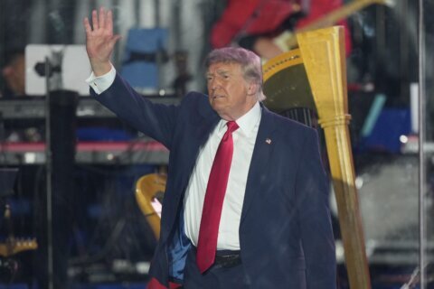 The Latest: Senate Republicans reject war powers resolution after Trump berates them at meeting