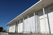 PHOTOS: What's under the tarp? Kennedy Center facade covered after Trump's name removed