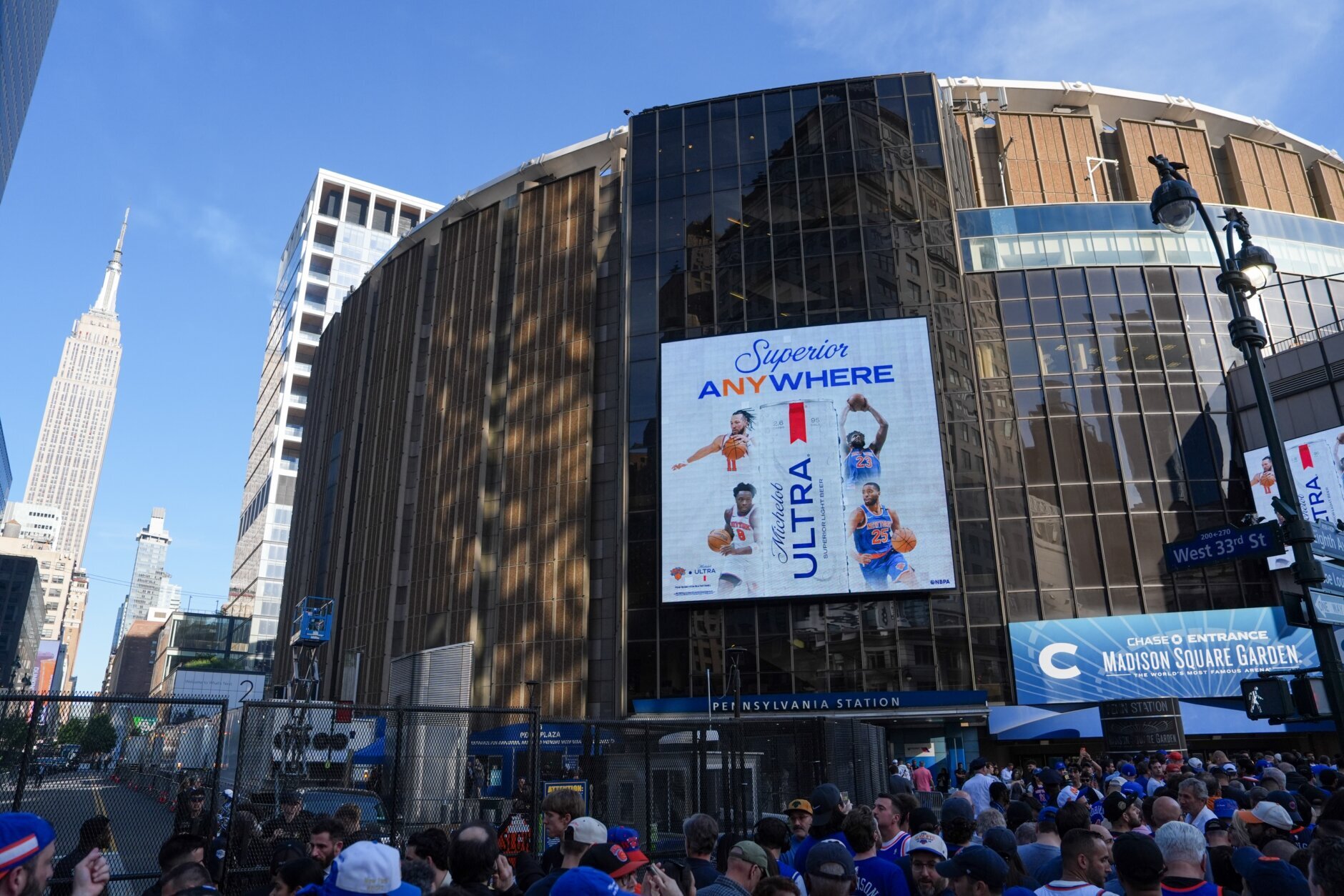 Trump Knicks Basketball