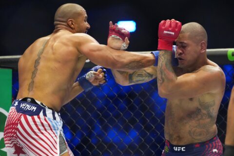 Pereira fumes over ‘illegal shots’ after Gane’s interim UFC heavyweight title win