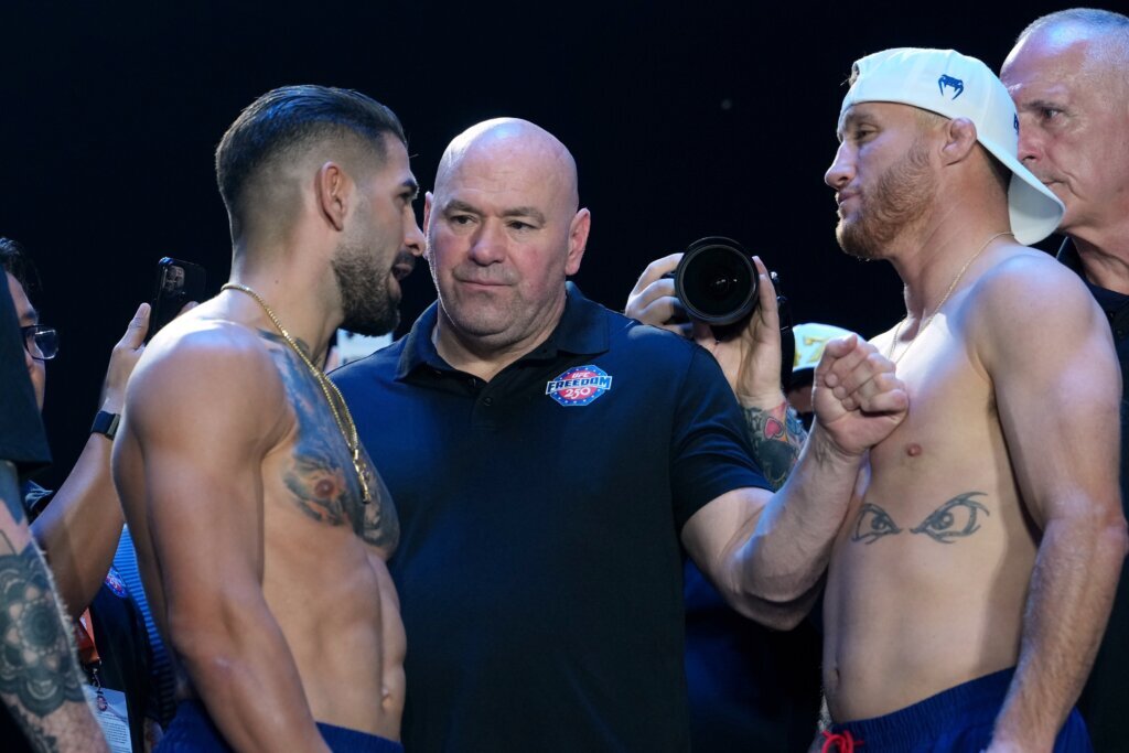 Donald Trump turns 80 and celebrates with UFC cage fighting on the White House lawn