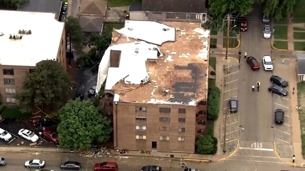 Tornadoes touch down outside Chicago as severe storms pummel the Midwest