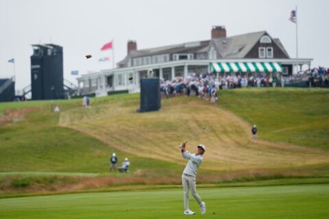 Miles Russell, 17, has his dad caddie to finish his US Open debut in a Father’s Day surprise