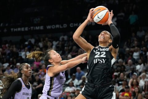 Aces rule out A’ja Wilson for Commissioner Cup final vs New York after ankle tweak