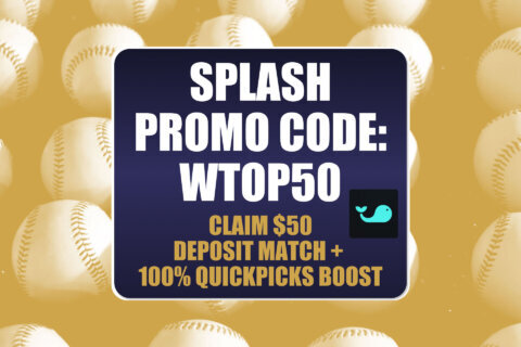 Splash Promo Code WTOP50 Claims $50 Bonus + 100% MLB QuickPicks Boost