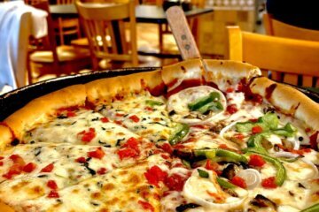 a pizza pie