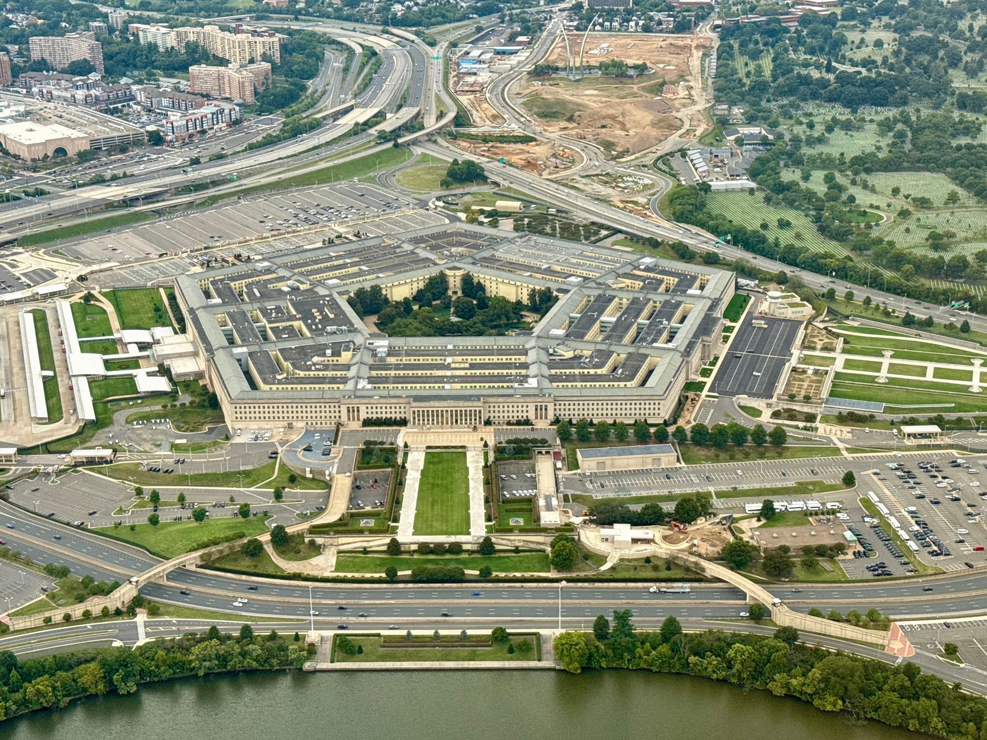 Pentagon locked down and partially evacuated due to a false alarm by hazardous materials sensor, sources say