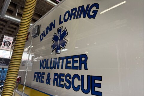 Dunn Loring Volunteer Fire and Rescue Department fire truck