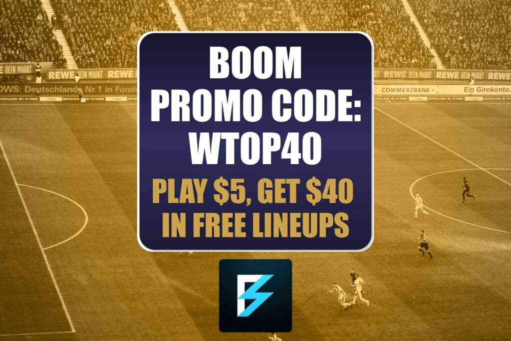 Boom Promo Code WTOP40: Get $40 Bonus for United States vs. Belgium World Cup