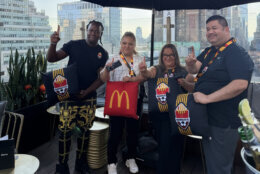 Sonia Mendez with the other American winners