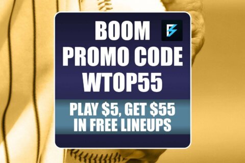 Boom Promo Code WTOP40: Play $5, Get a $40 in MLB Lineups for Dodgers-Phillies