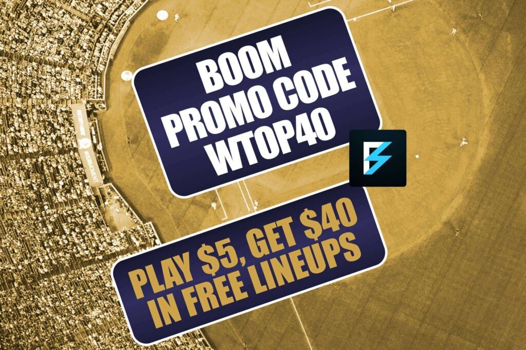 Boom Promo Code WTOP40: Get $40 in Free Lineups for Orioles-Red Sox, More MLB