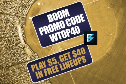 Boom Promo Code WTOP40: Get $40 in Free Lineups for Orioles-Red Sox, More MLB