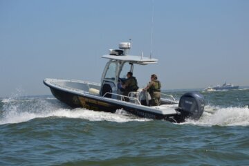 A vessel operated by Maryland Natural Resources police.