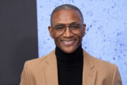 Tommy Davidson poses at the premiere of the film "Number One on the Call Sheet" at the TCL Chinese Theatre on Wednesday, March 12, 2025, in Los Angeles. (AP Photo/Chris Pizzello)