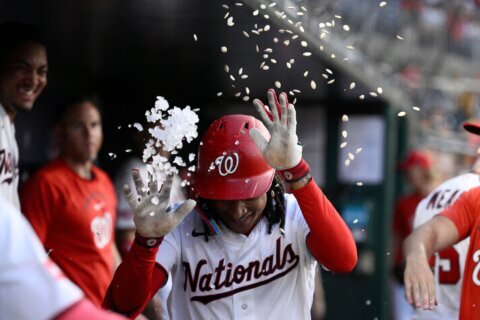 CJ Abrams, Luis García Jr. both hit their 20th homers as the Nationals rout the Astros 8-2