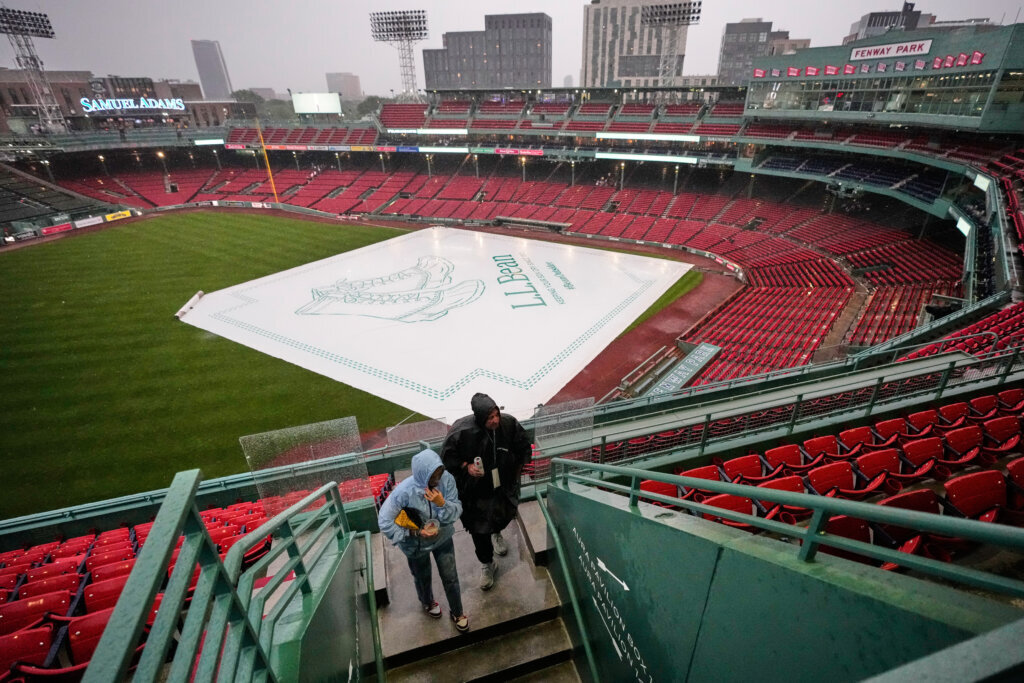 Orioles-Red Sox rained out, delaying Boston’s pursuit of record-tying 15-game win streak
