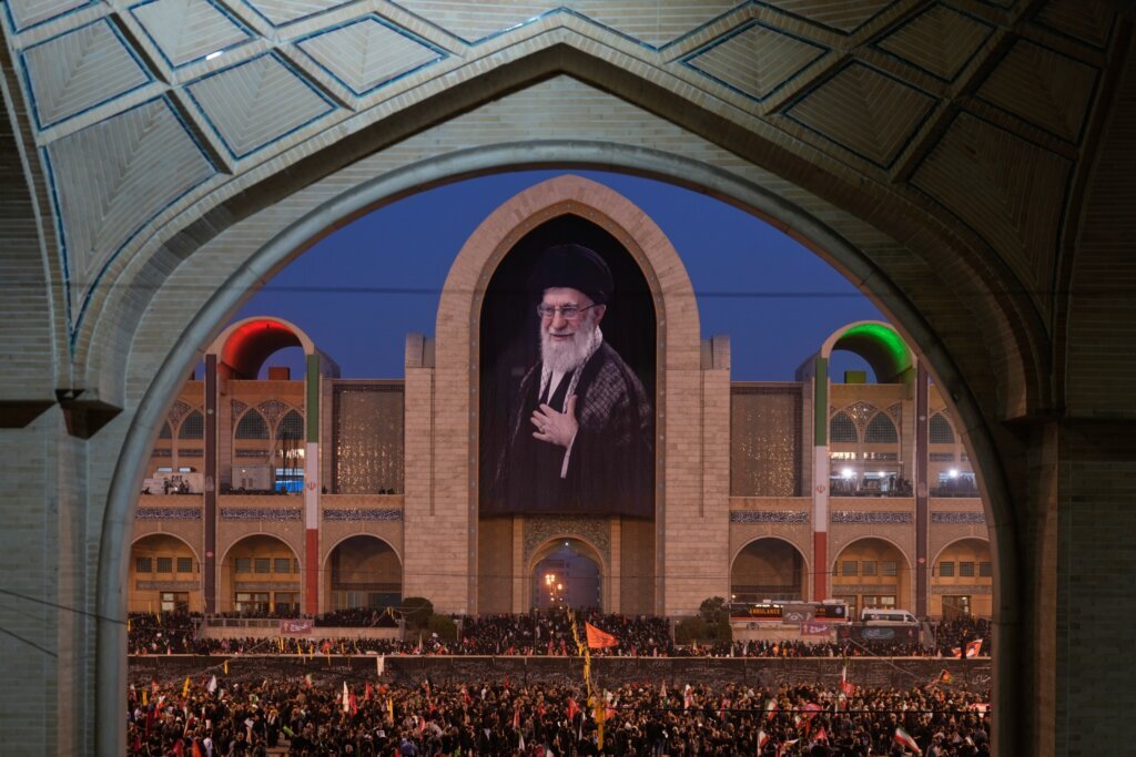 Iran’s top officials attend prayer for the late Supreme Leader Ayatollah Ali Khamenei in Tehran