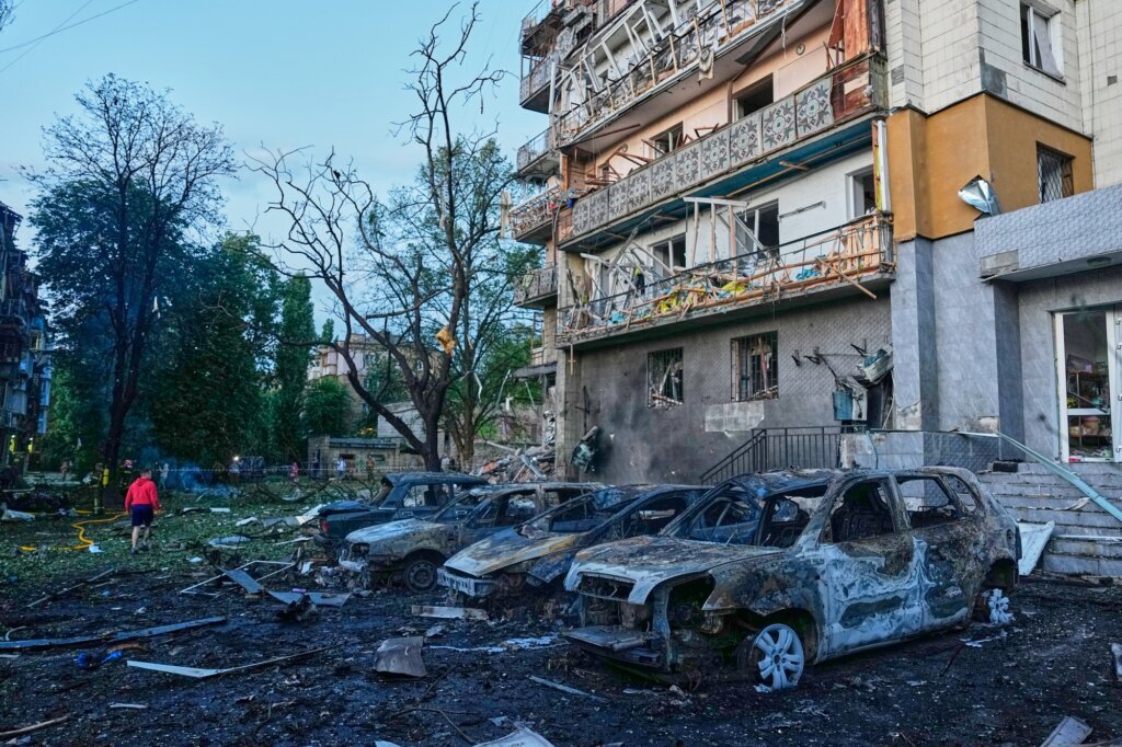 Russian attacks on Kyiv and other cities kill 6 and expose holes in air defenses