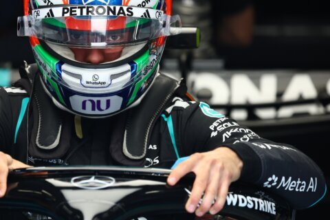 Mercedes driver Kimi Antonelli qualifies on pole for F1’s Belgian Grand Prix