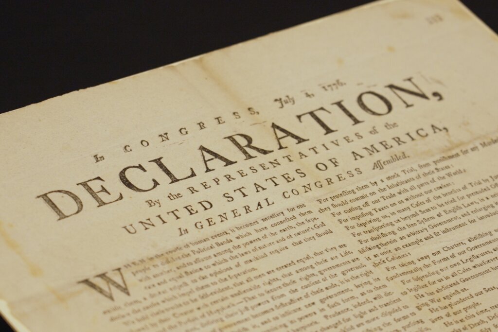 Rare copy of Declaration of Independence found by UK National Archives in papers of captured US ship