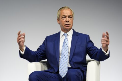 Reform UK’s Nigel Farage says he’ll quit as a lawmaker and seek re-election to clear name