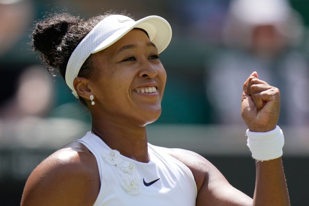 Naomi Osaka gets win at Wimbledon after she gives young daughter a ‘timeout’ on her birthday