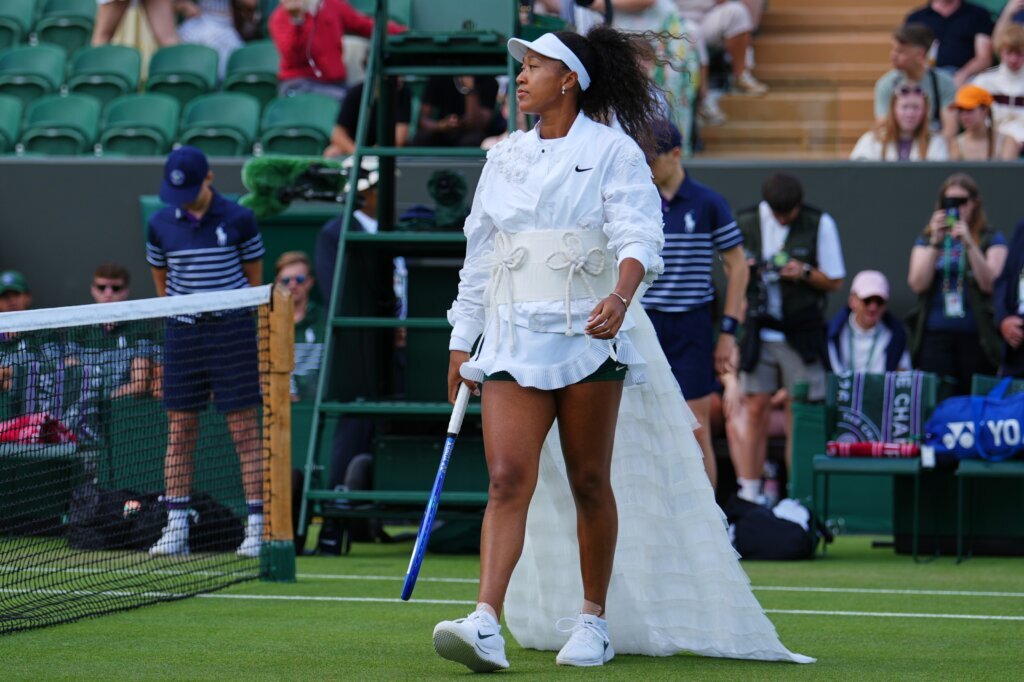 Naomi Osaka shows off another fashion creation as 2nd round gets under way at Wimbledon