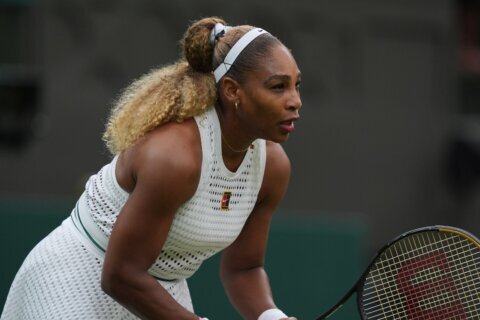 Serena Williams’ coach tells AP nerves and a closed roof were factors in Wimbledon loss