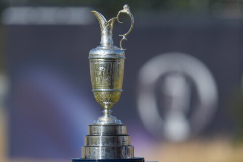 DeChambeau finds a strategy to get in the mix at the British Open and trail by a shot