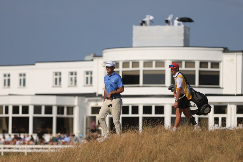 Surprise British Open leader Jackson Suber faces another breezy day on the Birkdale links
