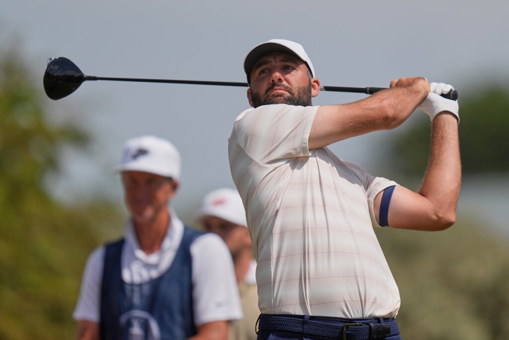 Scottie Scheffler gets bad bounces and a big break. It adds to a close call at British Open
