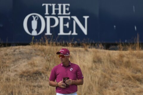 Lucas Herbert and Sam Burns match the major championship record with 62s at the British Open