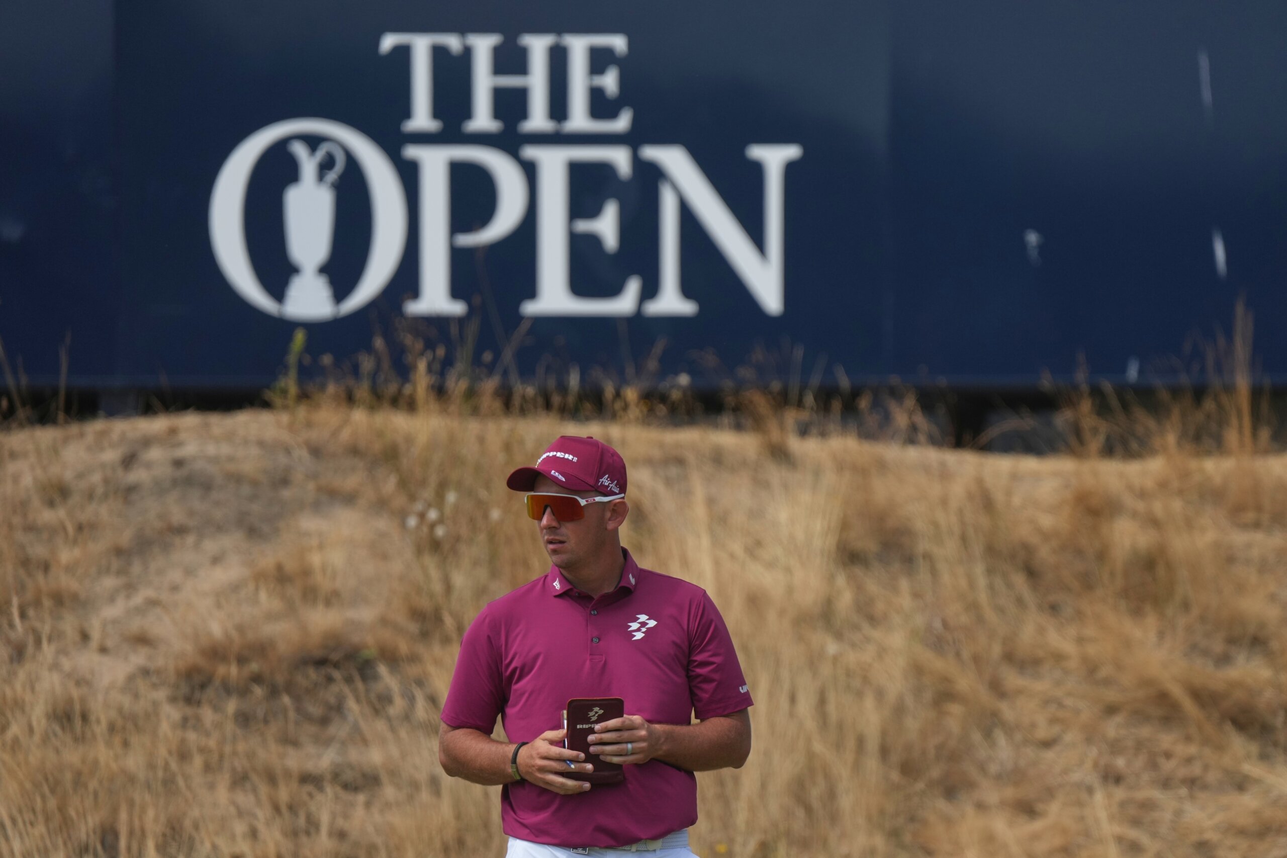 A view of the course during the British Open Golf Championship.