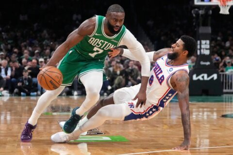 Another blockbuster: Jaylen Brown getting traded by Celtics to 76ers for Paul George, draft picks