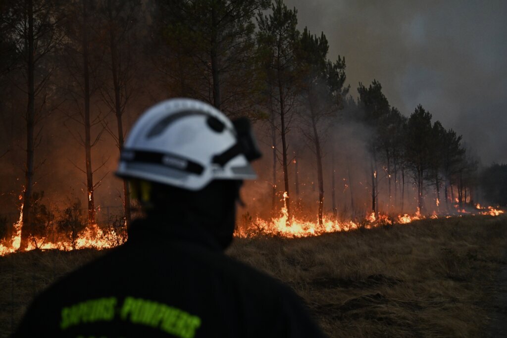Firefighters battle the last hot spots of a monster wildfire in France’s southwest