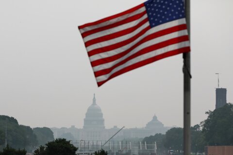 DC-area air quality improves after storms, but wildfire smoke could return