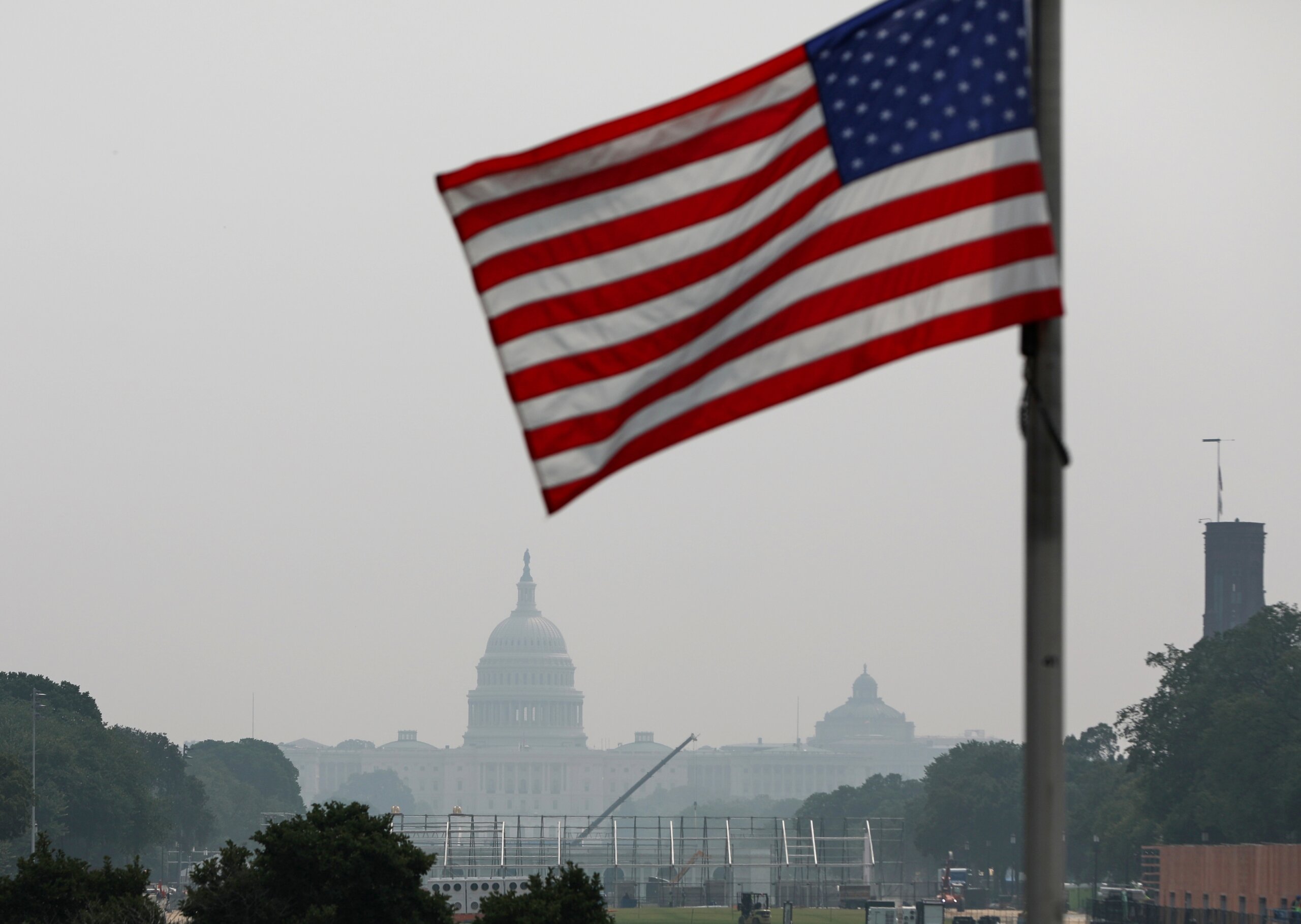 DC-area air quality improves after storms, but wildfire smoke could return