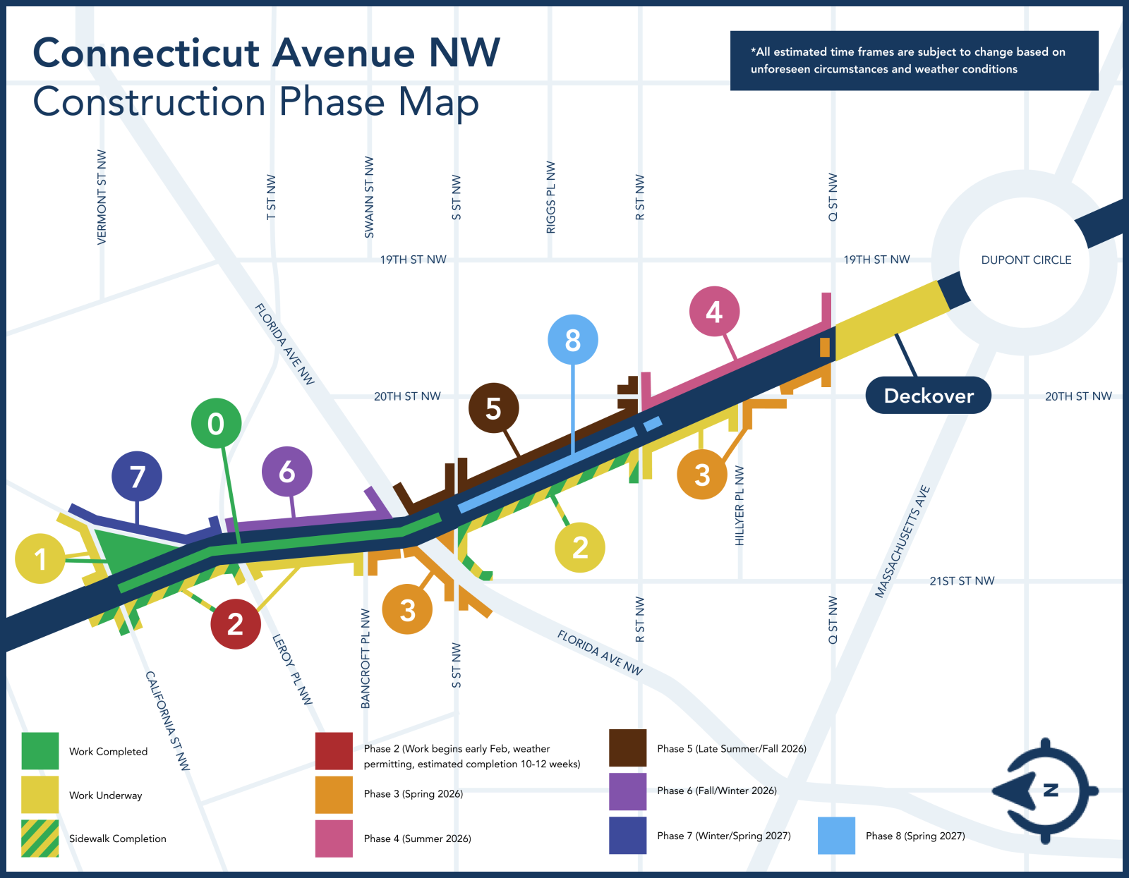 map of construction project phases