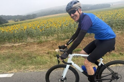 American University college president pedals the Pyrenees to raise money for scholarships