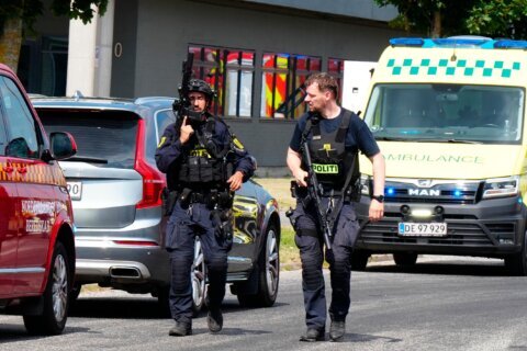 Danish police officer and 2 others shot, including suspected perpetrator