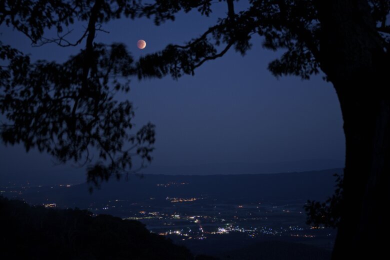 Partial lunar eclipse