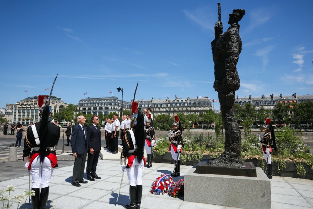Macron warns of resurgent demons of antisemitism as France honors Alfred Dreyfus