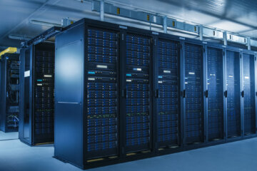 File photo of a modern data center.